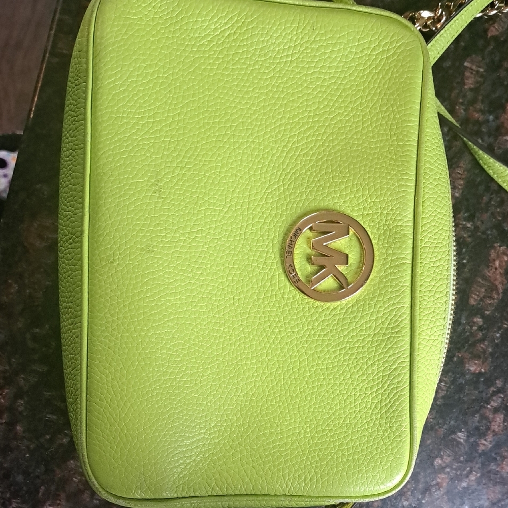 Michael Kors Green Crossbody Bag